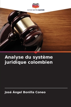 Paperback Analyse du système juridique colombien [French] Book
