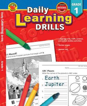 Paperback Daily Learning Drills, Grade 1 Book
