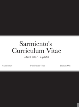 Hardcover Sarmiento's Curriculum Vitae Book