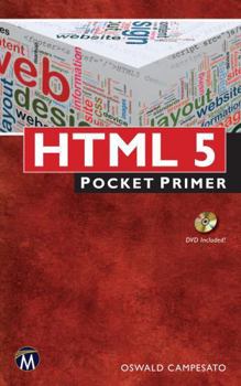 Paperback HTML 5 Pocket Primer [With DVD] Book