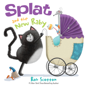 Hardcover Splat and the New Baby Book