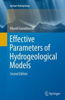 Paperback Effective Parameters of Hydrogeological Models Book