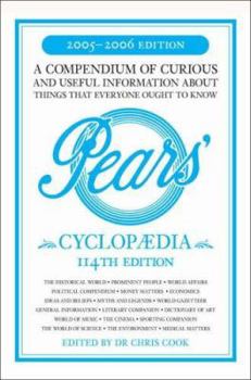 Hardcover 2005 To 2006 Pears Cyclopaedia 114th Edition Book