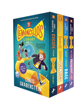 Mr. Lemoncello's 4-Book Boxed Set and Poster - Book  of the Mr. Lemoncello's Library