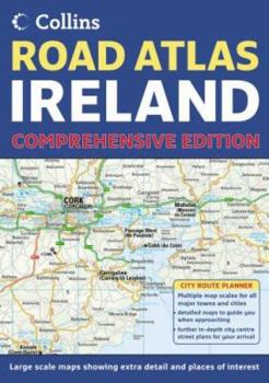 Paperback Comprehensive Road Atlas Ireland Book