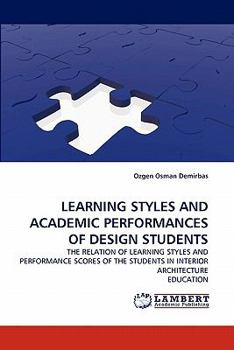 Paperback Learning Styles and Academic Performances of Design Students Book