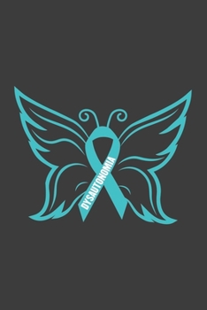 Writing About My Health Journey with Dysautonomia: College Ruled Notebook (Turquoise Awareness Ribbon Butterfly Cover)