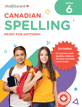 Paperback Canadian Spelling Grade 6 Book