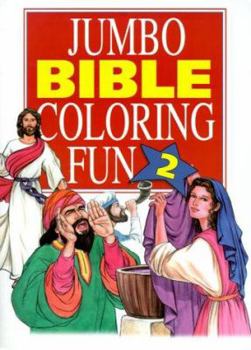 Paperback Jumbo Bible Coloring Fun Book