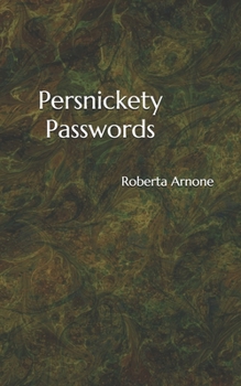 Paperback Persnickety Passwords Book