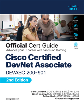 Paperback Devnet Associate Devasc 200-901 Official Cert Guide Book