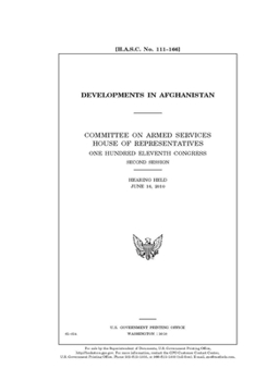 Paperback Developments in Afghanistan Book