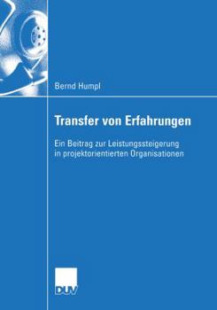 Paperback Transfer Von Erfahrungen [German] Book