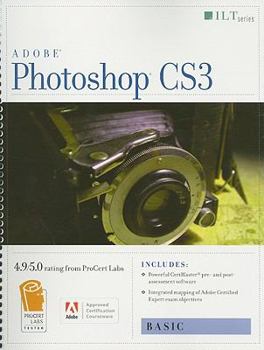 Spiral-bound Adobe Photoshop CS3, Basic, Student Manual Book