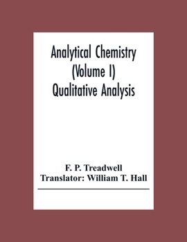 Paperback Analytical Chemistry (Volume I) Qualitative Analysis Book