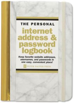 Hardcover Internet Log Bk Marble Book