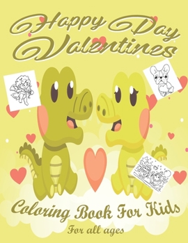 Valentine's Day Coloring Book for Kids: Lovely animals coloring books, Valentine's day coloring book, Baby books valentines day, Valentines day toddle