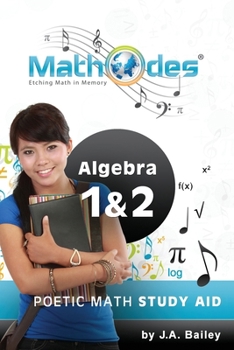 Paperback MathOdes: Etching Math in Memory: Algebra 1 & 2 Book