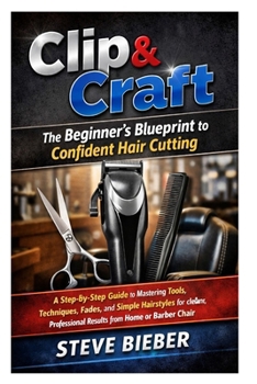 Clip & Craft: The Beginner’s Blueprint to Confident Hair Cutting: A Step-by-Step Guide to Mastering Tools, Techniques, Fades, and Simple Hairstyles ... Results from Home or Barber Chair