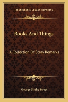 Paperback Books And Things: A Collection Of Stray Remarks Book