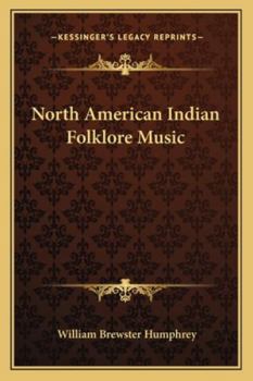 Paperback North American Indian Folklore Music Book