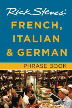 Paperback Rick Steves' French, Italian & German Phrase Book