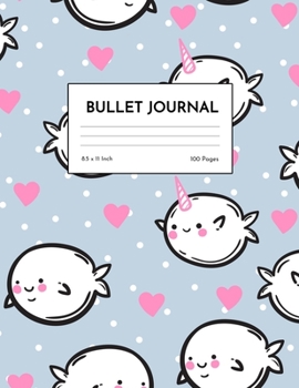 Bullet Journal: Pretty Unicorn Dot Grid Notebook - Dotted Note Pad for Kids, Girls, Teens, Tweens, Women - Gifts for Birthday and Christmas | Design 98842