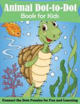 Paperback Animal Dot-to-Dot Book for Kids Book