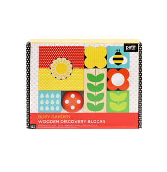 Misc. Busy Garden Wooden Discovery Blocks Book