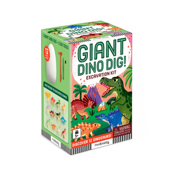 Paperback Giant Dino Dig! Excavation Kit Book