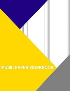 Music Paper Workbook: 4 Staves Landscape