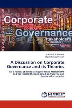 Paperback A Discussion on Corporate Governance and its Theories Book