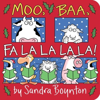 Board book Moo, Baa, Fa La La La La! Book