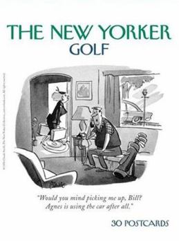 Cards The New Yorker: Golf: 30 Postcards Book