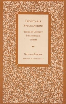 Hardcover Profitable Speculations: Essays on Current Philosophical Themes Book