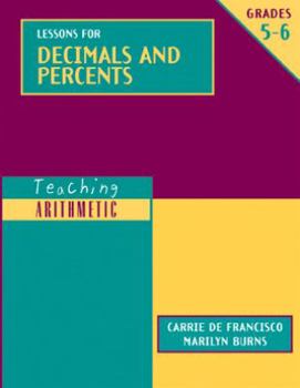 Paperback Lessons for Decimals and Percents, Grades 5-6 Book