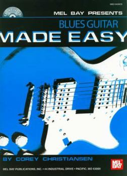 Paperback Blues Guitar Made Easy [With CD] Book