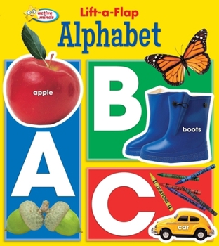 Board book Active Minds Alphabet: Lift-A-Flap Book