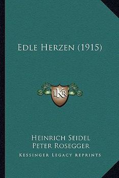 Paperback Edle Herzen (1915) Book