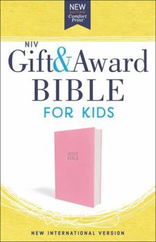 Paperback Niv, Gift and Award Bible for Kids, Flexcover, Pink, Comfort Print Book