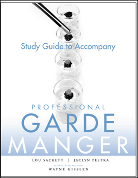 Paperback Professional Garde Manger, Study Guide: A Comprehensive Guide to Cold Food Preparation Book