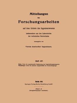 Paperback Mitteilungen Über Forschungsarbeiten Auf Dem Gebiete Des Ingenieurwesens: Insbesondere Aus Den Laboratorien Der Technischen Hochschulen [German] Book