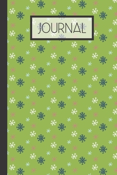 Paperback Journal: Winter Snowflakes Lined 120 Page Journal (6"x 9") Book