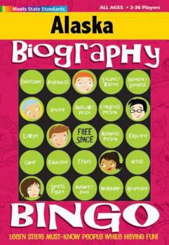 Hardcover Alaska Biography Bingo Book
