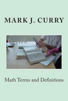 Paperback Math Terms and Definitions Book