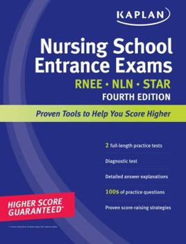 Paperback Kaplan Nursing School Entrance Exams Book