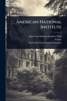 Paperback American National Institute Book