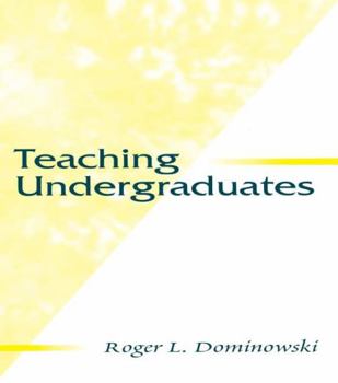 Paperback Teaching Undergraduates Book