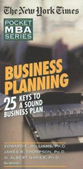 Paperback Nyt Business Planning: 25 Keys to a Sound Business Plan Book