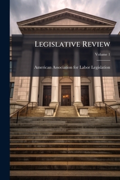 Paperback Legislative Review; Volume 1 Book